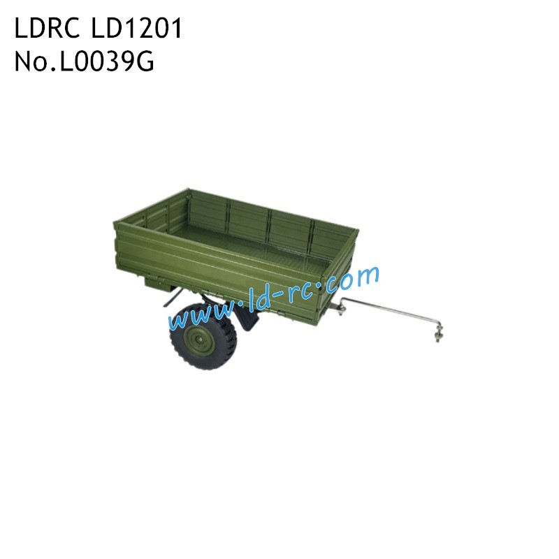 LDRC LD1201 PD-06 RC Climbing Crawler Parts Green Trailer L0039G