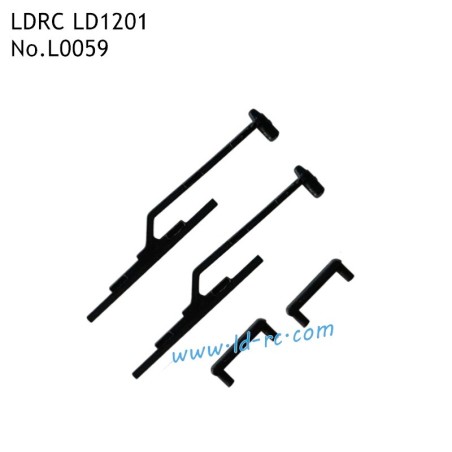 Wiper and Door Handle Kit L0059 Parts for LDRC LD1201 PD-06 Rock RC Crawler