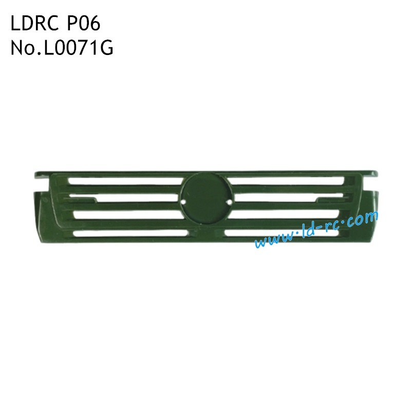 Front Plate B Pattern Green L0071G Parts for LDRC PD-06 Rock RC Crawler