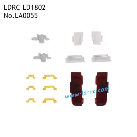 LDRC LD1802 RC Drift Car Accessories FC Full Lamp Lens LA0055