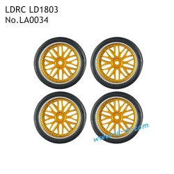 Drift Tires LA0034 Accessories for LDRC LD1803 High Speed Drift RC Truck