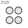 White Tires LA0034W Parts for LDRC LD1803 High Speed Drift RC Truck