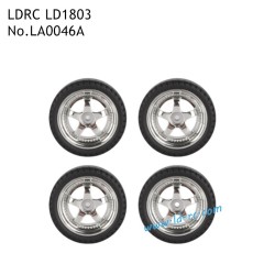 Silver Tires LA0046A Accessories for LDRC LD1803 High Speed Drift RC Truck