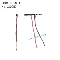 Front and Rear Light Board LA0053 Spare Parts for LDRC LD1803/NSX High Speed Drift RC Truck