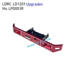 LP0003R LDRC LD1201 Uprgade Parts Metal Front Bumper Red