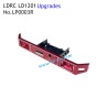 LP0003R LDRC LD1201 Uprgade Parts Metal Front Bumper Red