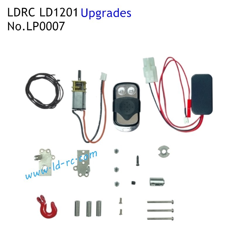 LDRC LD1201 Upgrade Parts Metal Winches and Remote Controls LP0007