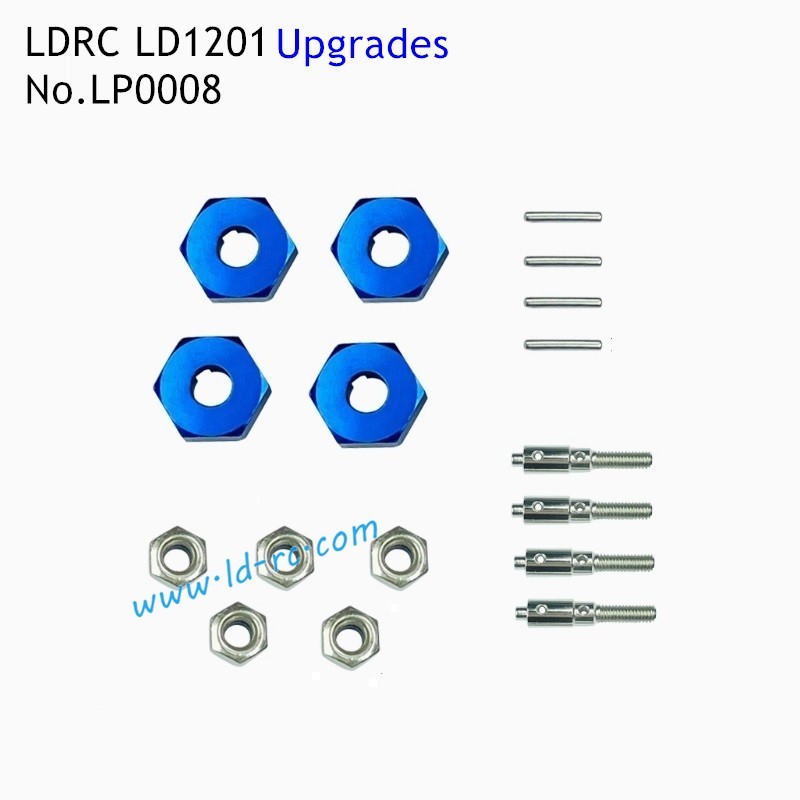 LDRC LD1201 1/12 Upgrade Parts 12mm Splicer LP0008