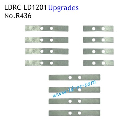 LDRC LD1201 1/12 Upgrade Parts Steel Plates R436