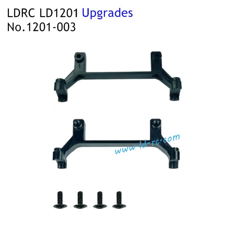 LDRC LD1201 Upgrade Parts Metal Bridge Rudder Bracket Kit 1201-003