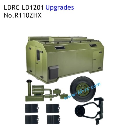 LDRC LD1201 Upgrade Parts Command Case Weight Green R110ZHX