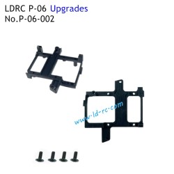 LDRC P-06 1/12 Scale Upgrade Parts Metal Shift Servo Mount Black P-06-002