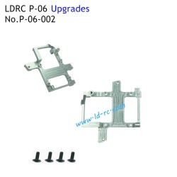 LDRC P-06 1/12 Scale Upgrade Parts Metal Shift Servo Mount Silver P-06-002