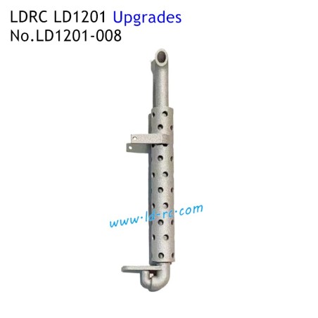 LDRC LD1201 1/12 Upgrade Parts Metal Exhaust LD1201-008