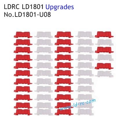 Upgrade Parts Combined Track Barricade 1801-U08 for LDRC LD1801 High Speed RC Drift Car