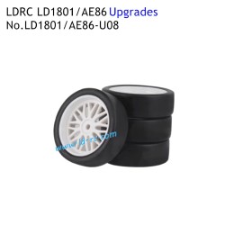 Upgrade Parts Racing Tires 1801/AE86-U08 for LDRC LD1801/AE86 RC Drift Car