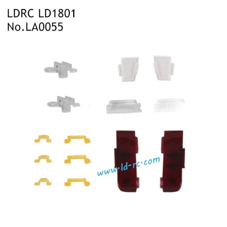 LDRC LD1801 RC Drift Car Parts FC Full Lamp Lens LA0055