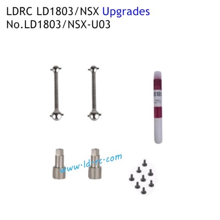 Metal Drive Shaft 1803/NSX-U03 Upgrade Spare Parts for LDRC LD1803/NSX Drift RC Car