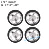 LDRC LD1803 Parts Model B Drift Tires Silver 1803-017