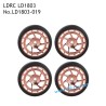 LDRC LD1803 Parts Model C Drift Tires Gold 1803-019