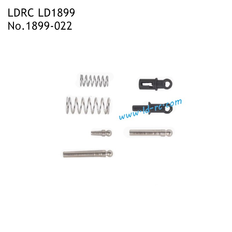 Shock Kit 1899-022 Parts for LDRC LD1899 2.4G Racing RC Car