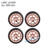 LDRC LD1899 2.4G RC Car Parts Model C Drift Tires Gold 1899-029