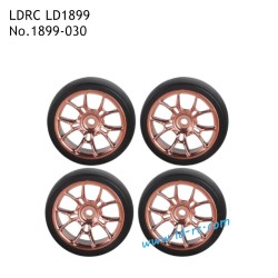 LDRC LD1899 2.4G RC Car Parts Model D Drift Tires Gold 1899-030