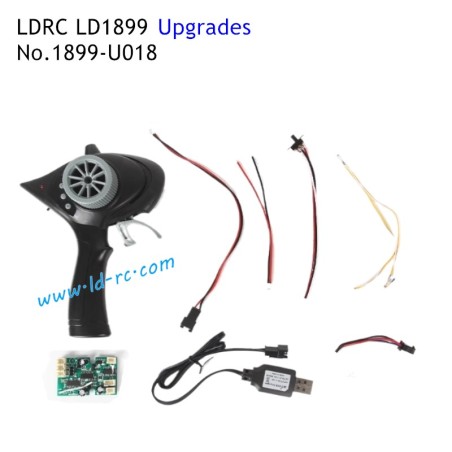 Upgrade Parts Three Channel Remote Controller 1899-018 for LDRC LD1899 RC Truck