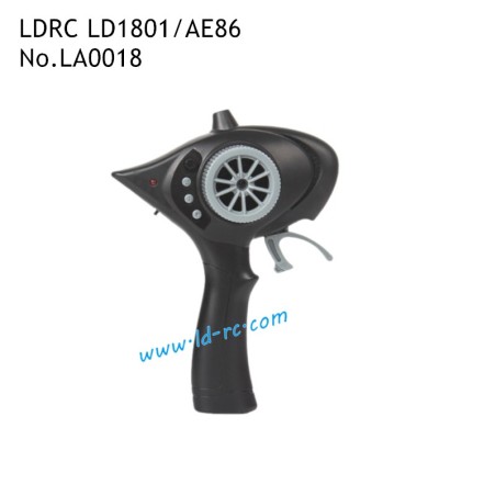 Three-Channel Transmitter LA0018 Spare Parts for LDRC LD1801/AE86 1/18 High Speed RC Drift Car