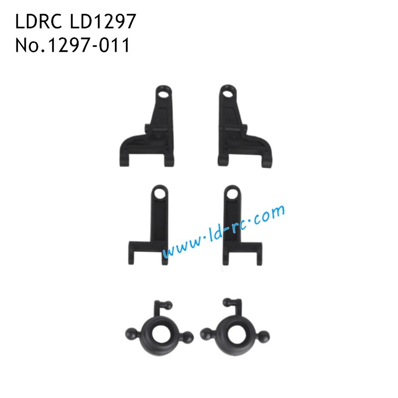 LDRC LD1297 2.4G RC Car Parts Steering Cups and Upper and Lower Swing Arms 1297-011