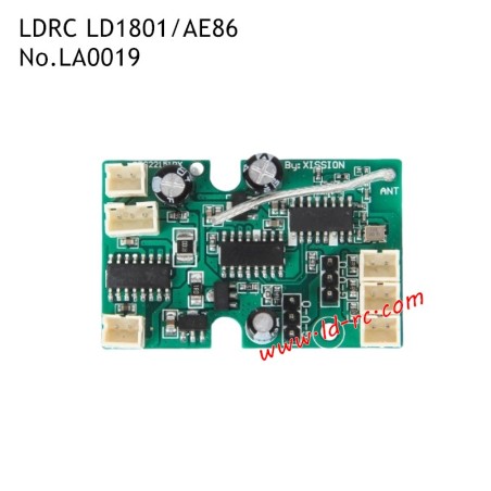 Receiver Board LA0019 Spare Parts for LDRC LD1801/AE86 1/18 High Speed RC Drift Car