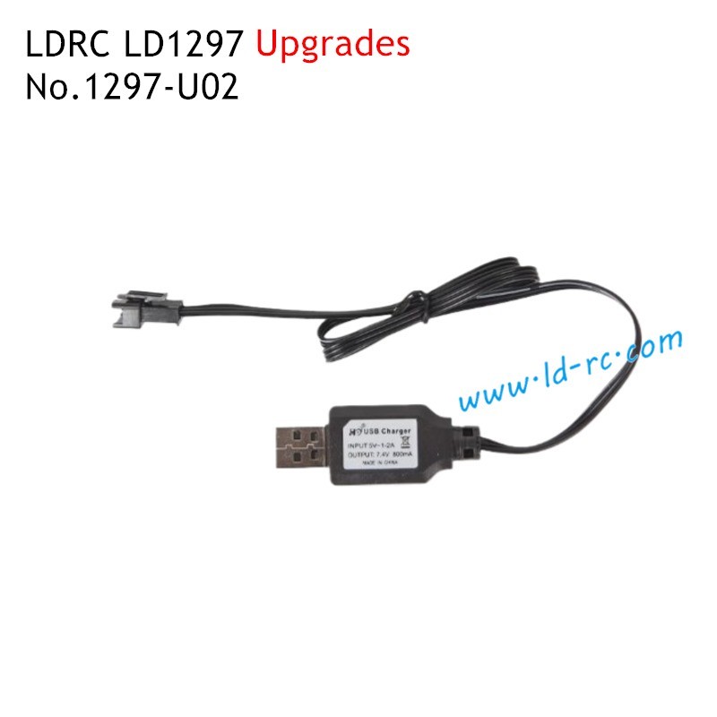 LDRC LD1297 RC Car Upgrade Parts USB Charger 1297-U02