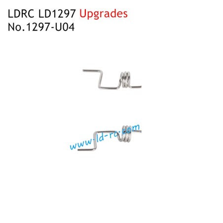 LDRC LD1297 RC Car Upgrade Parts Front Left and Right Springs 1297-U04