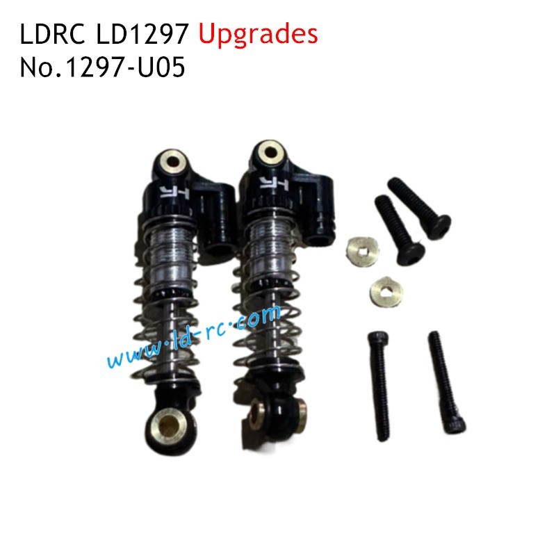 Upgrade Parts Rear Shock Absorber 1297-U05 for LDRC LD1297 RC Car