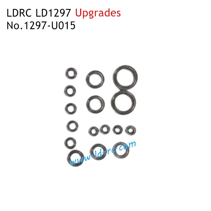 Upgrade Parts Ball Bearing for Whole RC Car 1297-U015 for LDRC LD1297 Off-road RC Car