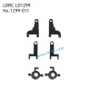 LDRC LD1299 Rock RC Crawler Parts Steering Cups and Upper and Lower Swing Arms 1299-011