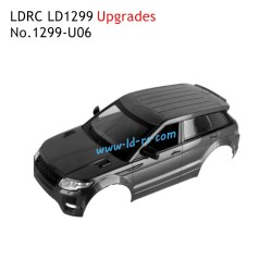 Car Shell Black 1299-U06 Upgrade Parts for LDRC LD1299 High Speed Off-road Truck