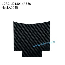 Carbon Fiber Coated Headliner LA0035 Spare Parts for LDRC LD1801/AE86 1/18 High Speed RC Drift Car