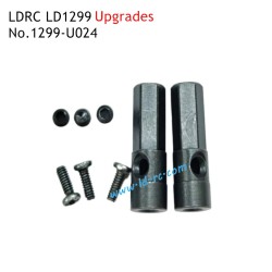 LDRC LD1299 High Speed Off-road RC Truck Upgrade Parts Metal Rear Hex Shaft 1299-U024