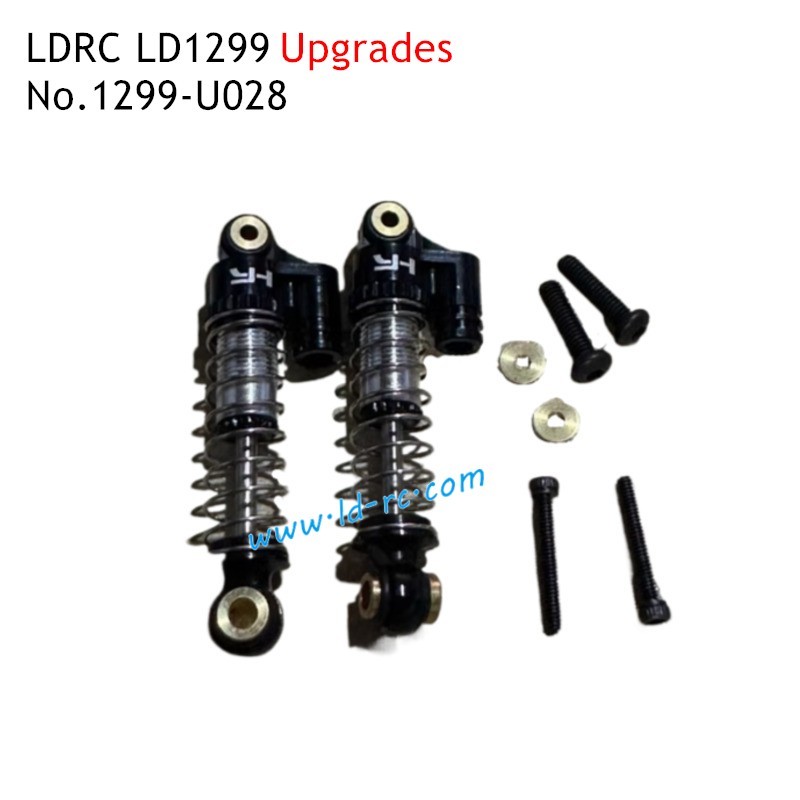 LDRC LD1299 High Speed Off-road RC Truck Upgrade Parts Rear Shock Absorber 1299-U028