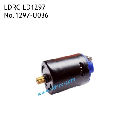 Upgrade Parts 370 Motor and Motor Gear Black 1297-U035 for LDRC LD1297 Off-road RC Car