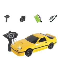 LDRC LD1802/RX-7 1/18 Scale High Speed Remote Control Car with LED Light