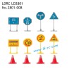 LDRC LD2801 RC Car Parts Drift Car Barricade Scene Signage 2801-008