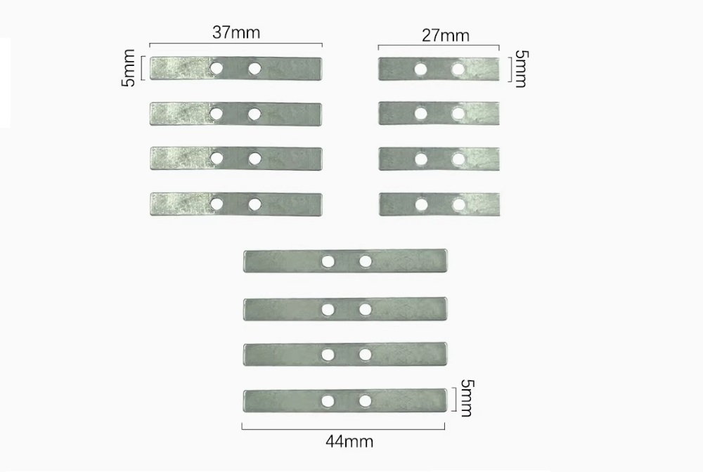 LDRC LD1201 1/12 Upgrade Parts Steel Plates Dimension Overview