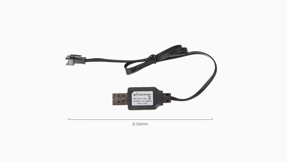 USB Charger Uprgrade Parts for LDRC LD1299 High Speed Off-road Truck Dimension Overview