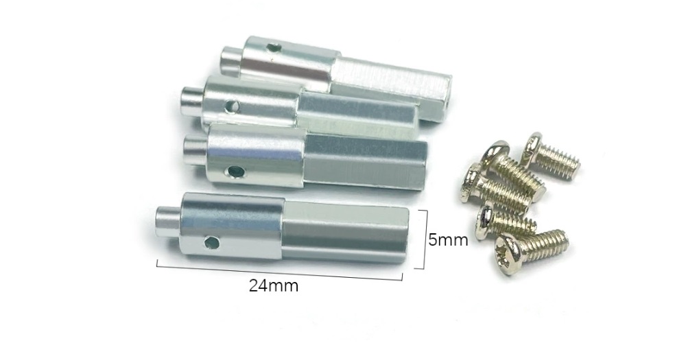 LDRC LD1201 PD-06 RC Climbing Crawler Parts Metal Hexagonal Shaft L0052