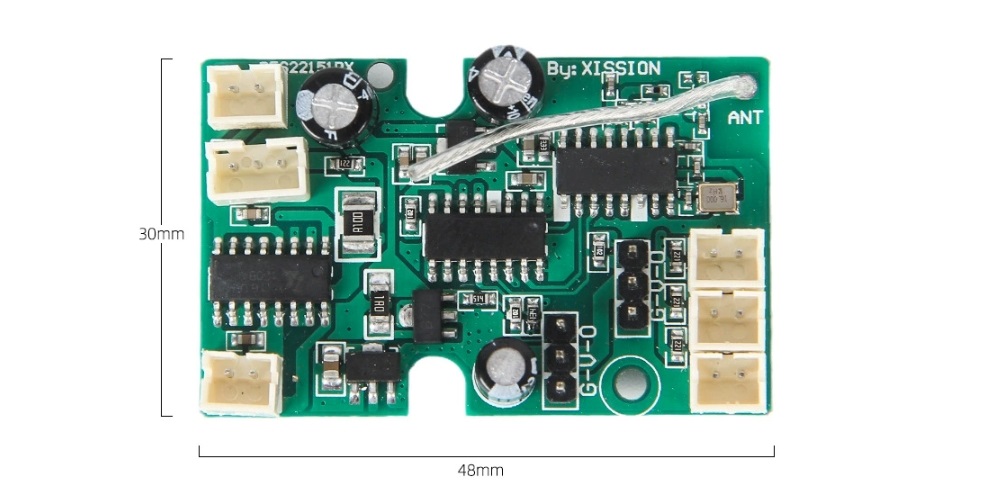 Receiver Board LA0019 Spare Parts for LDRC LD1801/AE86 1/18 High Speed RC Drift Car