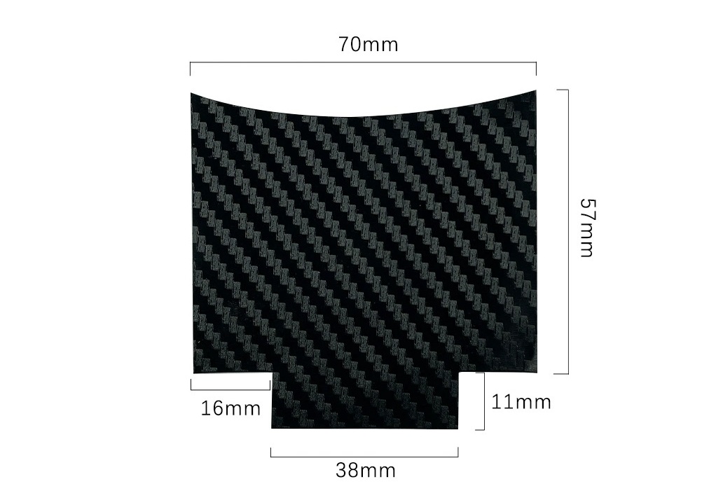 Carbon Fiber Coated Headliner LA0035 Spare Parts for LDRC LD1801/AE86 1/18 High Speed RC Drift Car