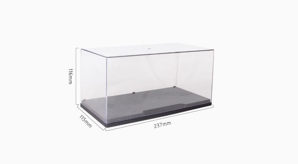 LDRC LD1802 Upgrade Parts Display Case Dimension Overview