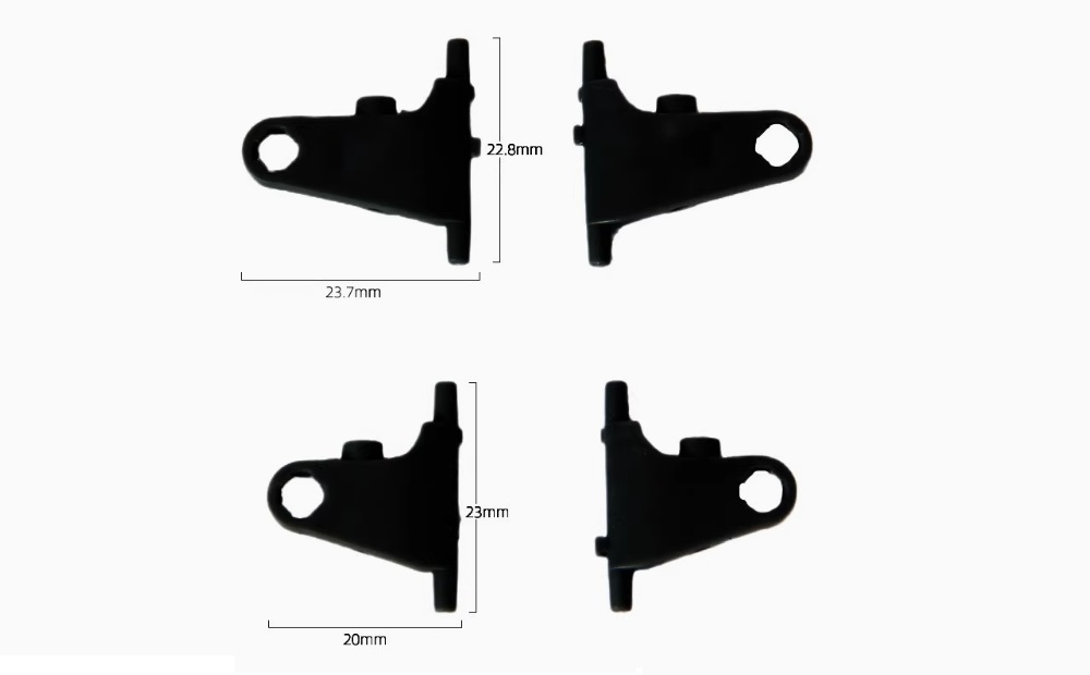 LDRC LD1803 Parts Lower Swing Arm Dimension Overview